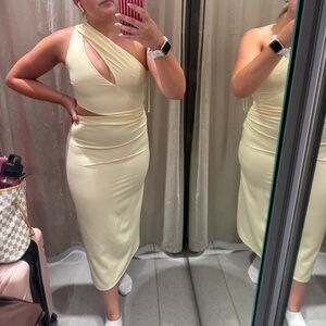 Zara Butter Yellow Dress